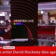 BBC Presenter Apologises After Guest Swears Live During Hockney Tribute