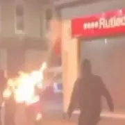 Belfast Rioter Sets Himself on Fire with Petrol Bomb Amid Chaos