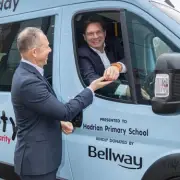 Bellway Donates Minibus to Variety Charity for Disadvantaged Children