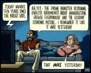 Ben Jennings Brexit cartoon marks 10th anniversary of referendum