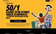 Betfair World Cup Offer: 50/1 on Brazil vs Morocco Goal & £5 England Free Bet