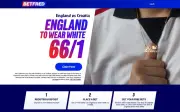 Betfred 2026 World Cup Offer: 66/1 England to Wear White vs Croatia