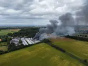 Bickerstaffe Fire: Crews Battle Blaze Near M58, Smoke Over Motorway