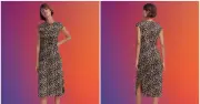 Boden's Delilah Twisted Midi Dress Half Price at £39.50 in Summer Sale