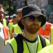 Builders March to Challenge Violence Against Women in London