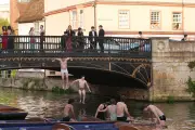 Cambridge Students Jump from Bridge into River Cam After Trinity May Ball
