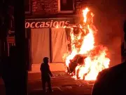 Car Explosion Destroys Card Shop in Bargoed Fire