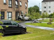 Car Rams Glasgow House Linked to Crime Family in Gang Revenge Attack