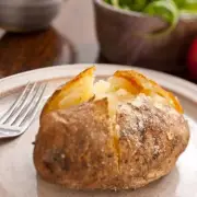 Chef's 1-Ingredient Secret for Crispier Baked Potatoes