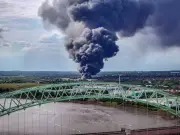 Cheshire Fire Update on Huge Blaze at Widnes Recycling Plant
