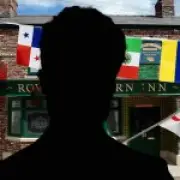 Coronation Street's Adam Barlow Spotted Celebrating World Cup in Boston