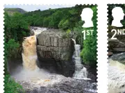 County Durham Waterfall Featured in Royal Mail's Striking Stamp Collection