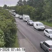 Crash and Vehicle Fire Cause Major Delays on A1 and A19