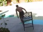 Dad's 'Ninja-Quick' Reflexes Save Toddler from Drowning in Pool
