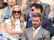 David Beckham and Katherine Jenkins Awkward Wimbledon Reunion After Leaked Email Row