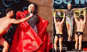 Denise Welch Stuns Mighty Hoopla with It's Raining Men Performance