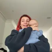 Dianne Buswell tearfully watches her birth video for the first time
