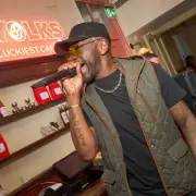 DJ Luck and MC Neat Perform Viral 90s Hit at Lotto's Luckiest Café Launch