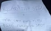 Driver Stunned by Angry Note Despite Paying for Parking Spot for Year