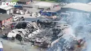 Drone Footage Reveals Devastation After Widnes Industrial Fire