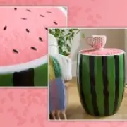 Dunelm Watermelon Side Table Now £79.20: A Statement Dopamine Decor Buy