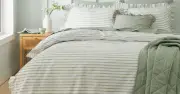 Dunelm's 100% Cotton Duvet Set at £24 Perfect for Summer Nights