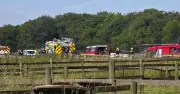 Dunkeswell Airfield Major Incident: Emergency Services Swarm Devon