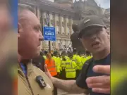 Ex-Gangster Darren Gee Confronts Billy Moore at Britain First Rally in Birmingham