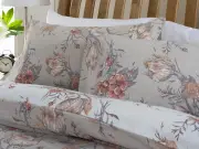 Floral Bedding Set Slashed from £100 to £35 – Breathable Cotton Blend