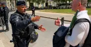 French Police Block Express Reporter at Banned Iran Protest in Paris