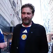 Gerard Butler and Martin Compston Lead Tartan Army in Boston for World Cup Opener