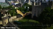 Giant 8-Metre Dragon Glides Over Tower of London for House of the Dragon Launch