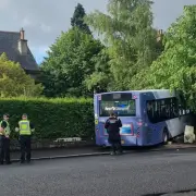 Glasgow Bus Crashes Into Garden Wall, Passengers Checked by Paramedics