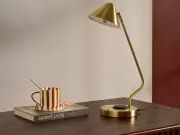 Gold Desk Lamp with Wireless Charger Slashed to £18