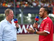 Hamilton and Kardashian Snub Brundle on F1 Grid Walk