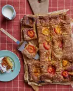 Helen Goh's Apricot Traybake with Rosemary, Orange and Vanilla Sugar Crust Recipe