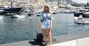 Holly Willoughby Poses in Plunging Swimsuit During UK Heatwave