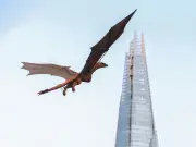 House of the Dragon's Syrax Dragon Flies Over London for Season 3 Launch