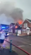 House Struck by Lightning in Bristol Bursts into Flames During Thunderstorms