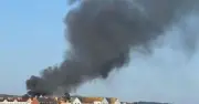 Huge Fire Erupts in Rhyl, Thick Black Smoke Seen for Miles