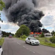 Huge Fire Rips Through Industrial Estate in West Lothian, Crews Rush to Scene