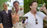 Hugh Jackman and Ryan Reynolds' 'shoey' revealed as custom miniature sneaker