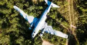 Inside Abandoned Airport with Land Mine 'Death Warning'