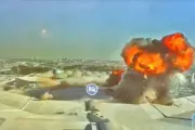 Iranian Drone Attack on Kuwait Airport Captured on Video