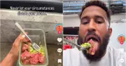 ITV World Cup Pundit Andros Townsend Baffles Fans with Raw Beef Lunch