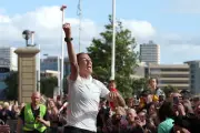 Jill Scott Overwhelmed After Completing Sport Relief Challenge