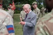 King Charles Jokes 'No Drinking Tonight' to Grenadier Guards Before Trooping