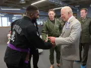 King Charles Receives White Belt at Jiu Jitsu Academy Visit