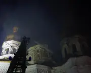 Kyiv Decries 'Russia's Orthodox Values' as Historic Monastery Burns in Massive Attack