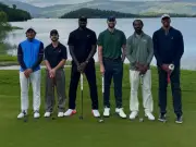 LeBron James Golfing with Cavs Teammates at Loch Lomond in Scotland
